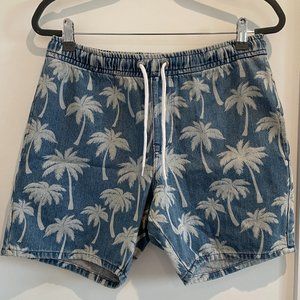 Asos Men's Denim Palm Shorts